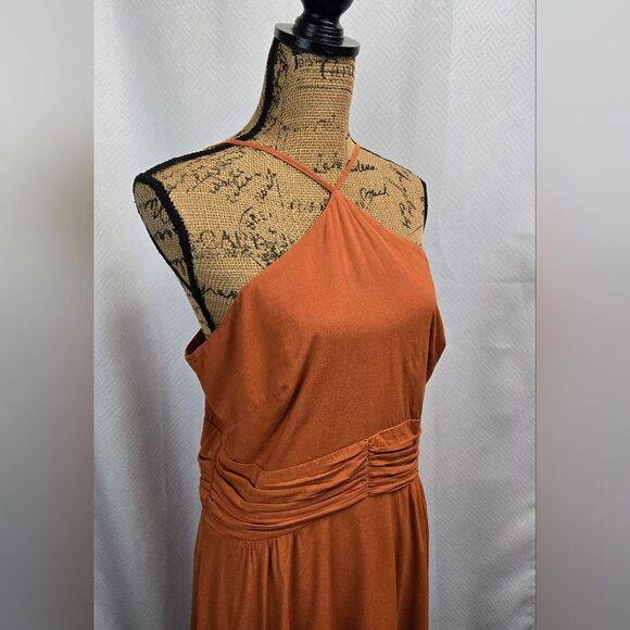 Urban Outfitters Linen Rayon Blend Sleeveless Dress Sz L - Picture 4 of 12